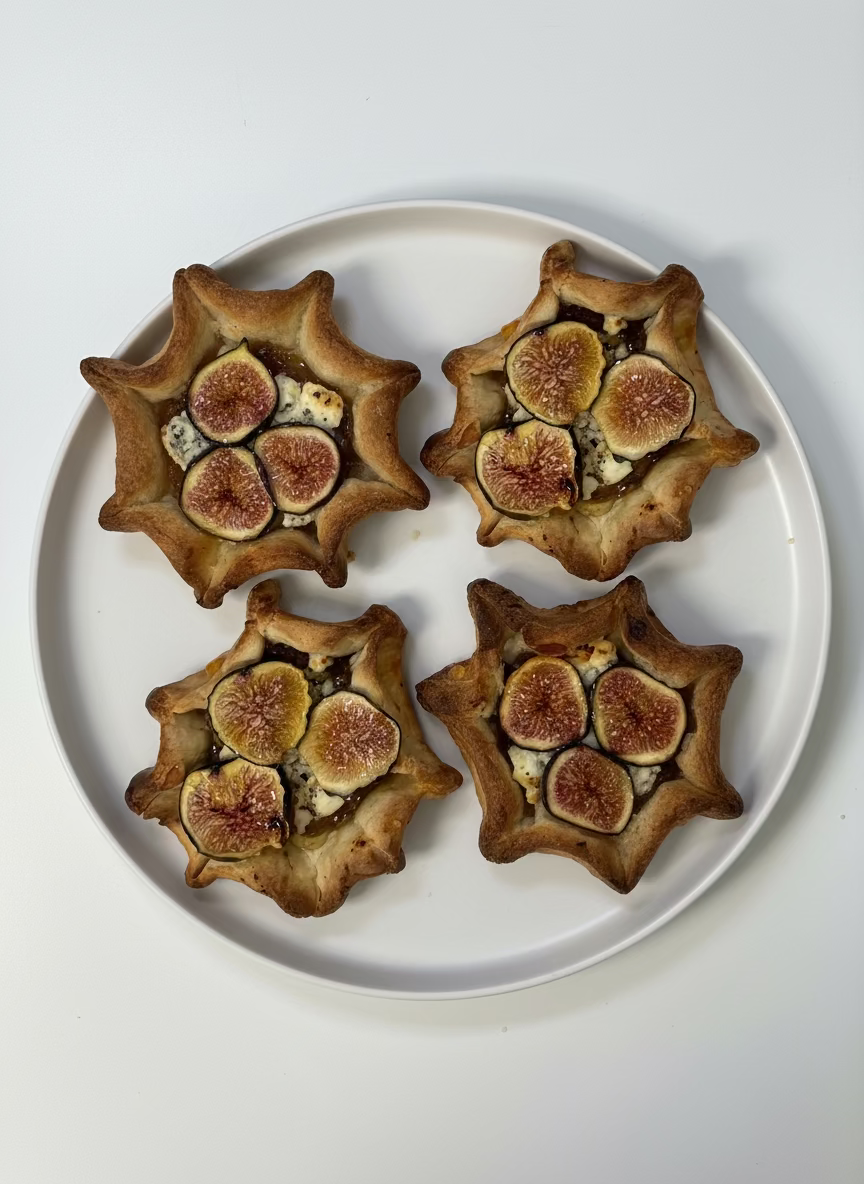 Thanksgiving PRE-ORDER: Savory Fig & Goat Cheese Galettes(Gluten-Free, Set of 6)