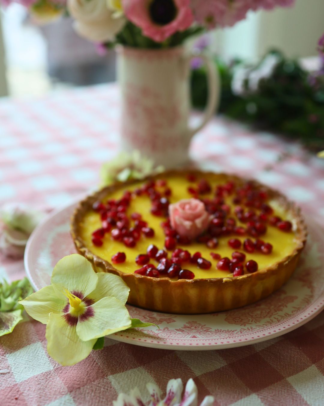 The Gilded Egg: 8" Lemon Custard Tart