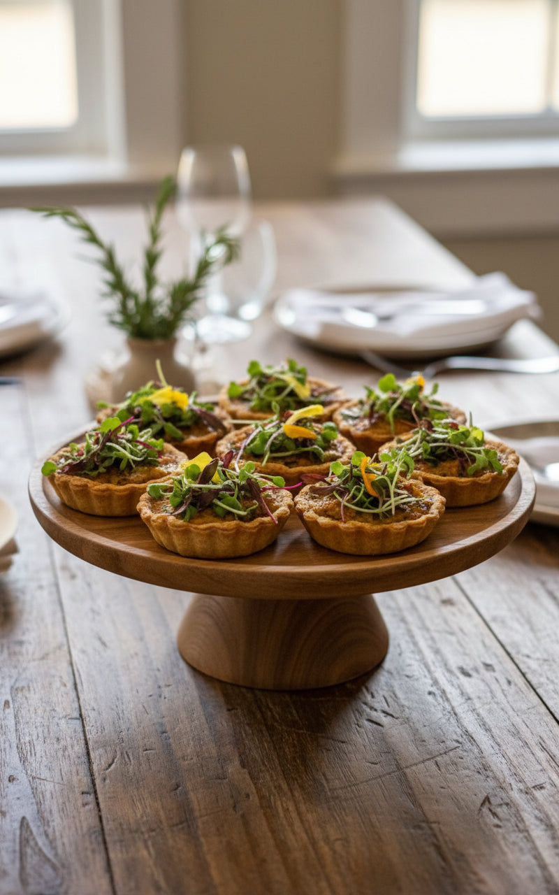 Thanksgiving PRE-ORDER: Mini Roasted Butternut Squash & Spinach Quiche - set of 12