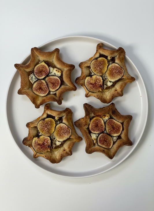 Thanksgiving PRE-ORDER: Savory Fig & Goat Cheese Galettes(Gluten-Free, Set of 6)