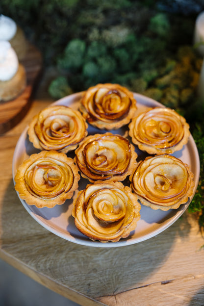 Thanksgiving PRE-ORDER: Apple Rosette Mini Tarts (Set of 7)