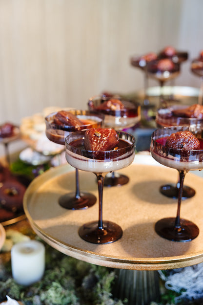 Thanksgiving PRE-ORDER: GF VG Vanilla Panna Cotta with Pinot Noir–Poached Pears (Set of 4)