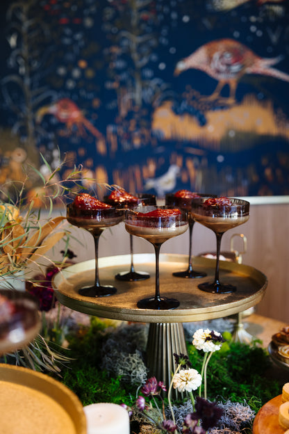 Thanksgiving PRE-ORDER: GF VG Vanilla Panna Cotta with Pinot Noir–Poached Pears (Set of 4)