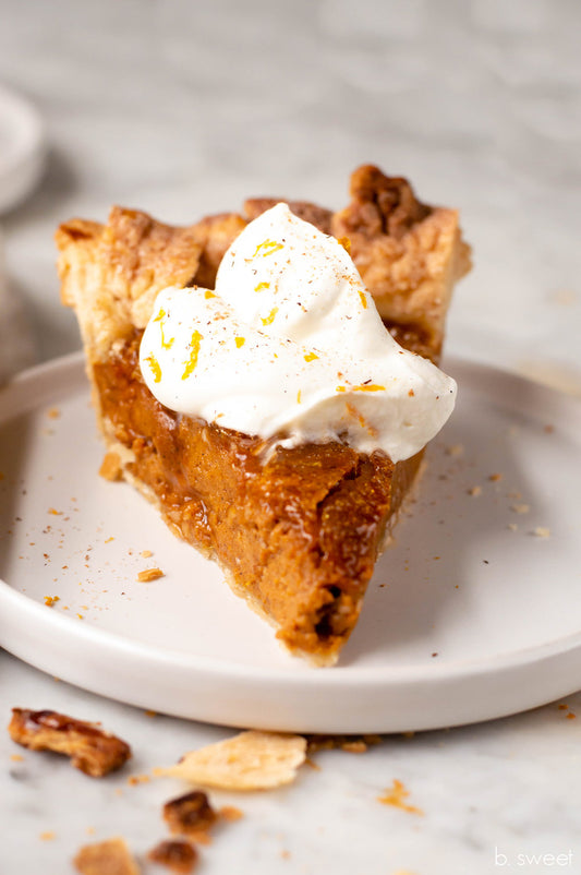 Pre-Order: 9" Pumpkin Pie Brûlée with Bourbon Vanilla Whipped Cream